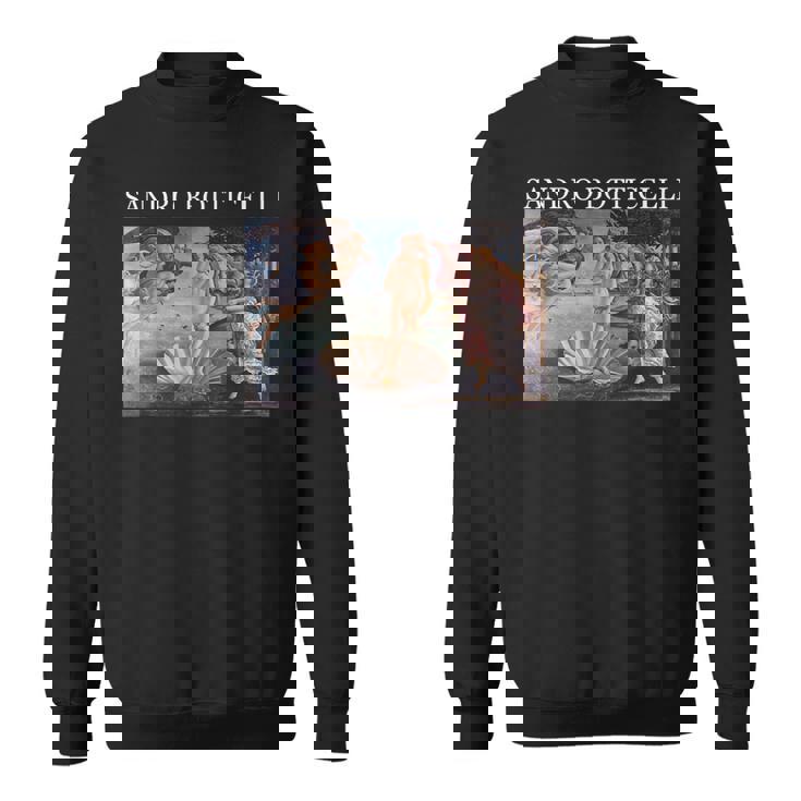 ボッティチェッリのヴィーナスの誕生 スウェットシャツ