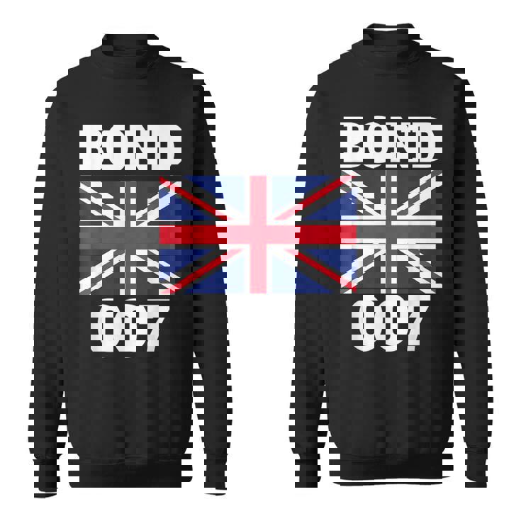 ボンドユニオンフラッグ 007 レトロシャツ スウェットシャツ