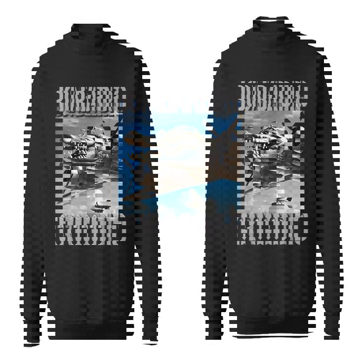 ボンバルディーノ クロコディロ Ai モンスター イタリアン ブレイン ロット キッズ 男の子 スウェットシャツ