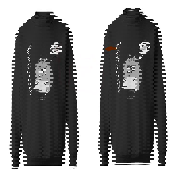 ボンレス犬とボンレス猫 はらぺこ ボンレス猫 スウェットシャツ