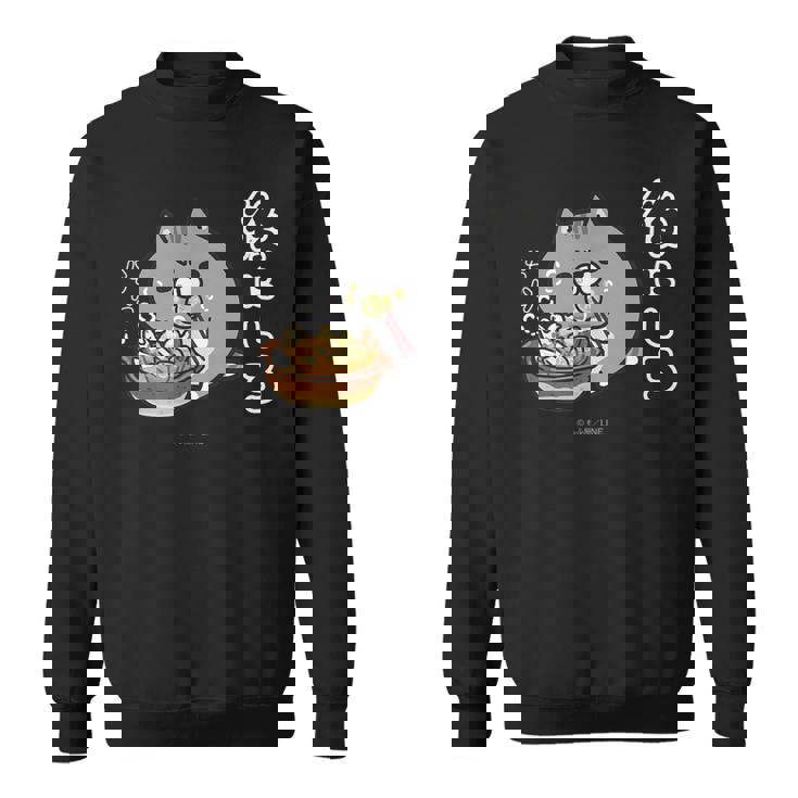 ボンレス犬とボンレス猫 ハフハフ ボンレス猫 スウェットシャツ