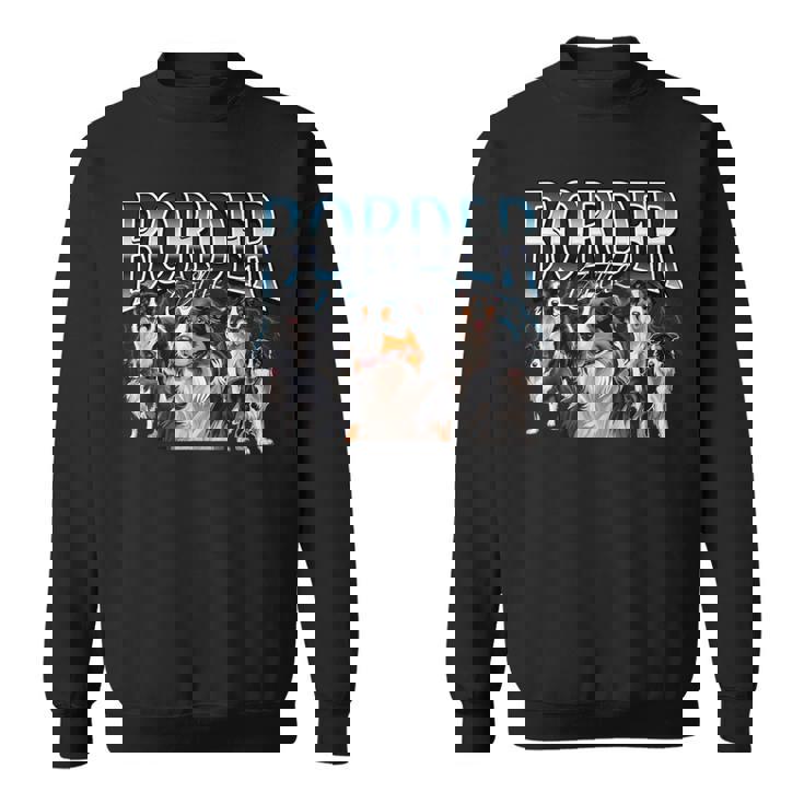 ボーダーコリー 犬 90年代 ブーツレッグ グランジ ラップ グッズスタイル スウェットシャツ