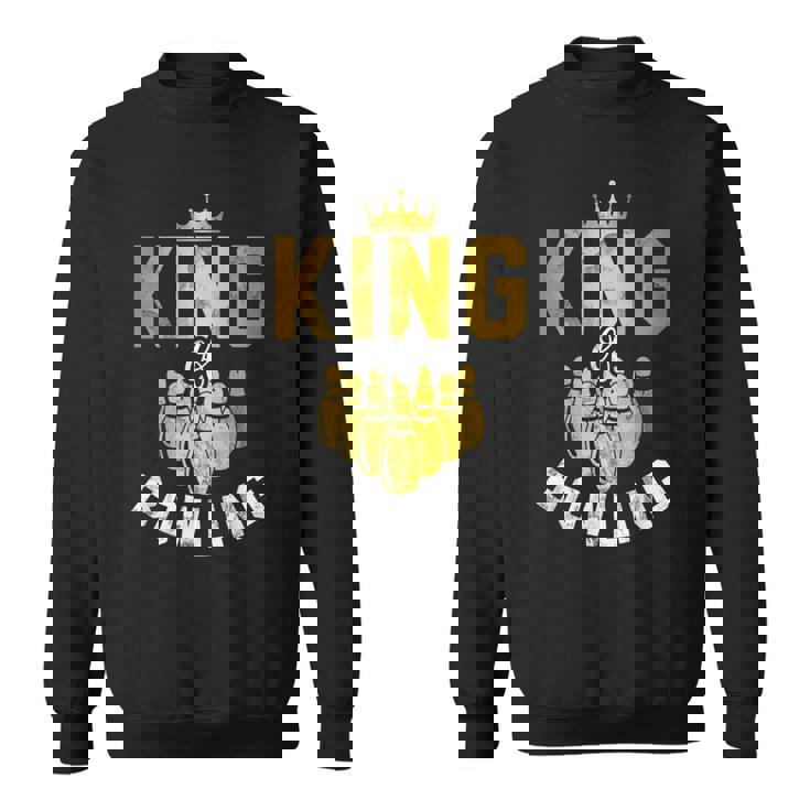 ボーリングチーム衣装 キングオブボウリング おもしろボーリング スウェットシャツ