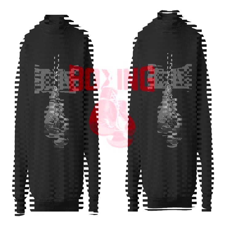 ボールド ボクシンググローブ キックボクシング ボクシング愛好家 ボクサー スウェットシャツ