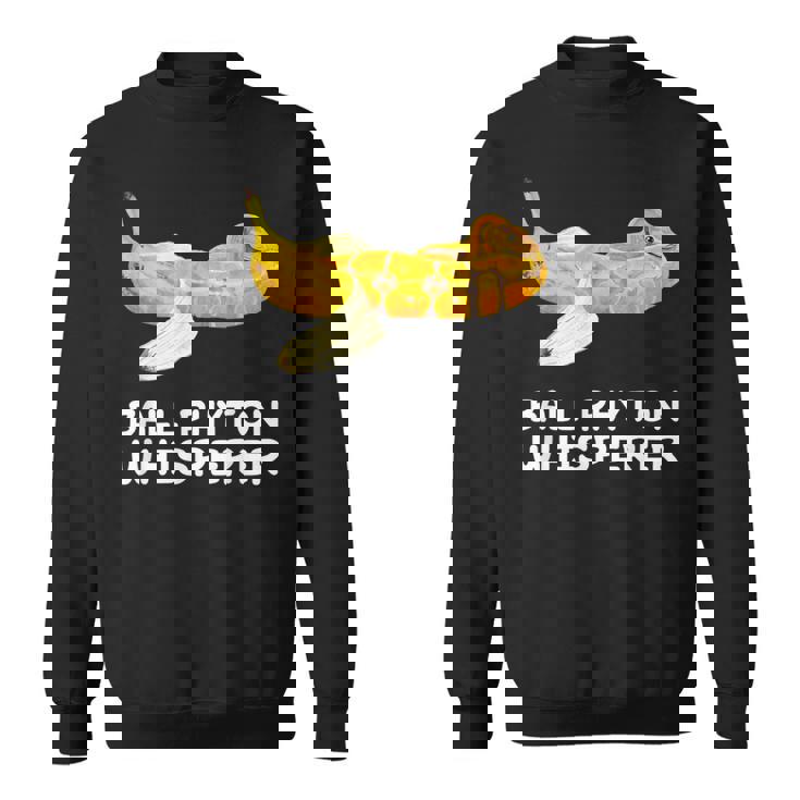 ボールパイソン ささやき蛇 爬虫類 爬虫類 バナナ スウェットシャツ