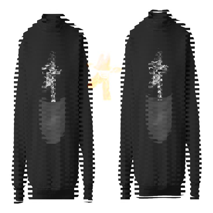 ポケット キリン スウェットシャツ