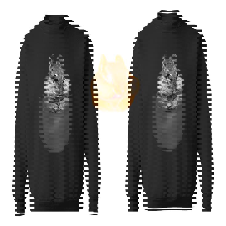 ポケット リス スウェットシャツ