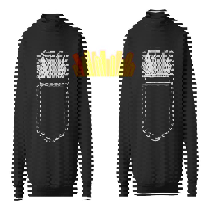 ポテト ポケット ポケットにポテト フライドポテト おもしろ ポテト好き スウェットシャツ