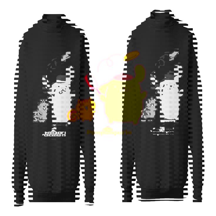 ポムポムプリン＆ベーグル スウェットシャツ