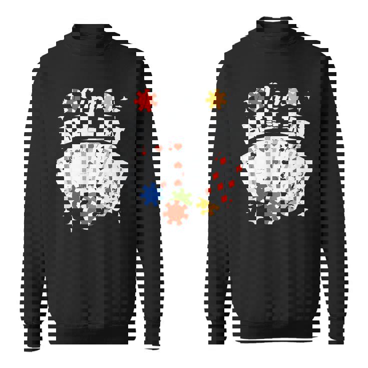 ポーカー 私はオールイン スウェットシャツ