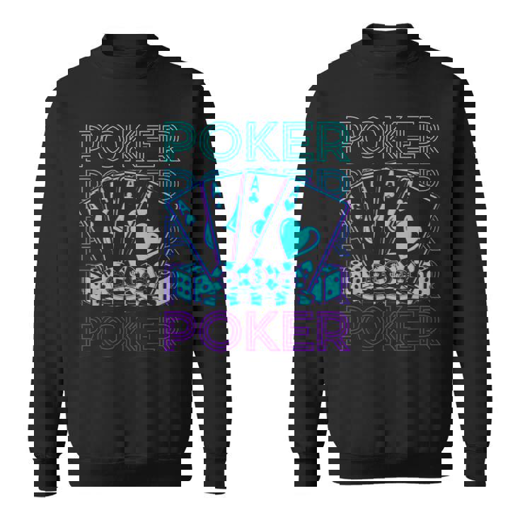ポーカーレトロ スウェットシャツ