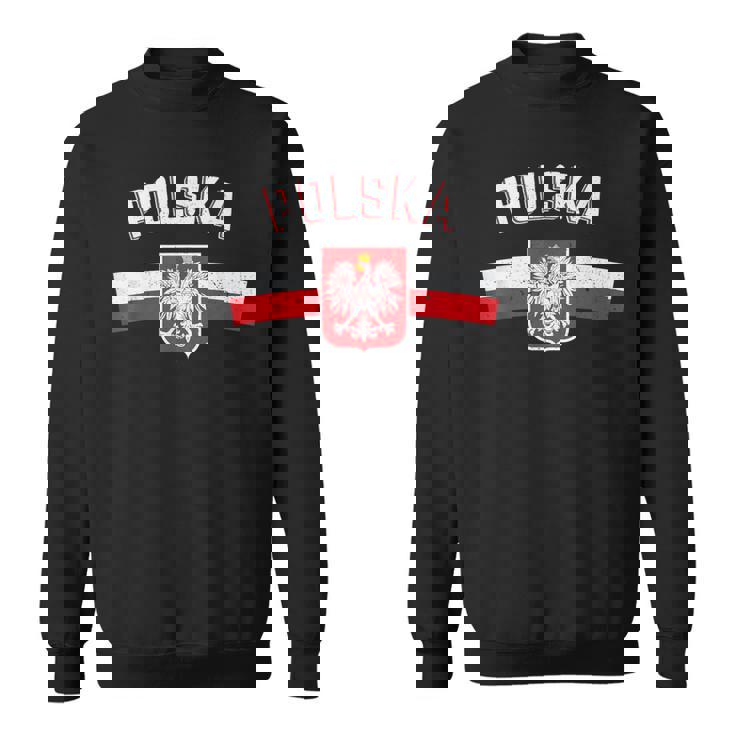 ポーランド 鷲の旗 ポーランドのためのレトロ スウェットシャツ