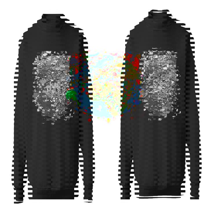 ポーランドボールワールド スウェットシャツ