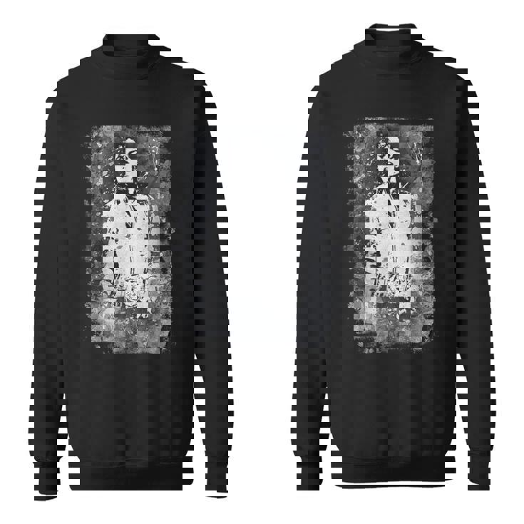 マイケル・ジャクソン バッド・ワールド・ツアー 1988年 白黒スプラッター スウェットシャツ