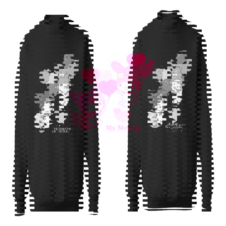 マイメロディ Usデザイン ハート スウェットシャツ