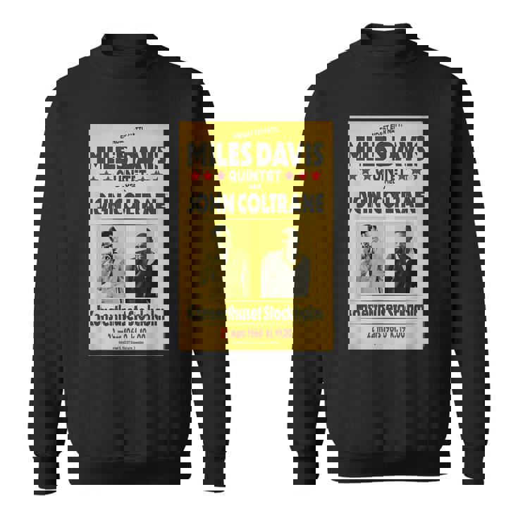 マイルス・デイビス・クインテットとジョン・コルトレーンストックホルム 1960 スウェットシャツ