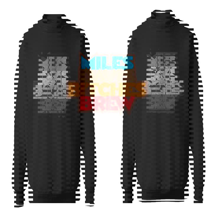 マイルス・デイビス・ビッチズ・ブリュー・ディストレストッド スウェットシャツ