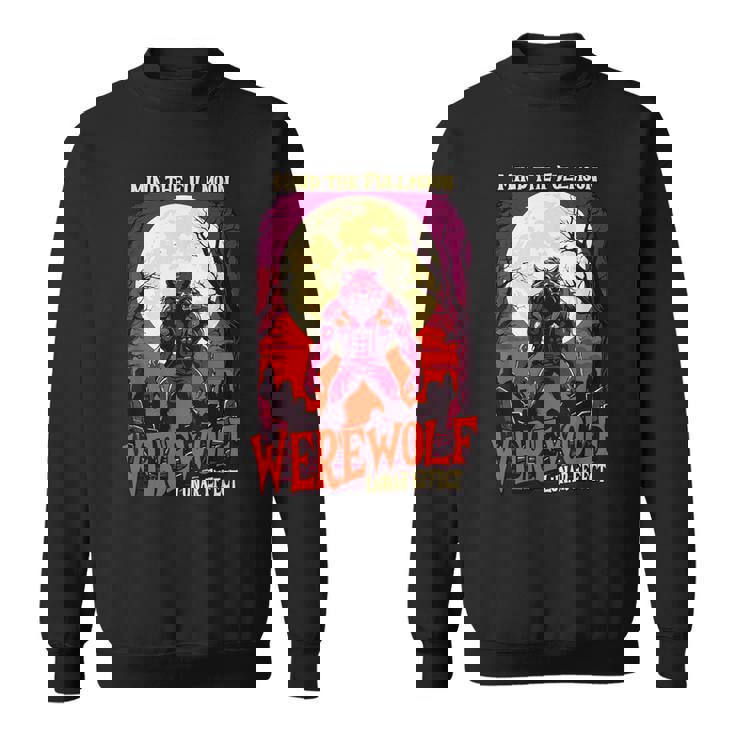 マインド・ザ・フルムーン 人狼 ハロウィン 不気味な人狼 スウェットシャツ