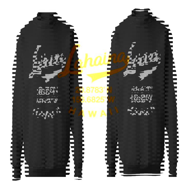 マウイ ラハイナ ハワイ レトロ ハワイアン スウェットシャツ