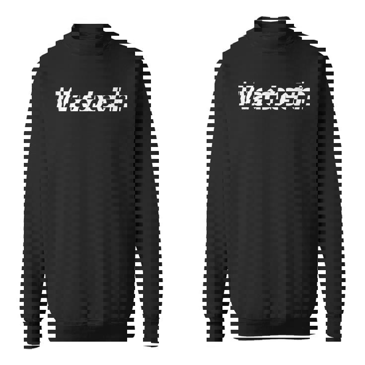 マクベス スウェットシャツ