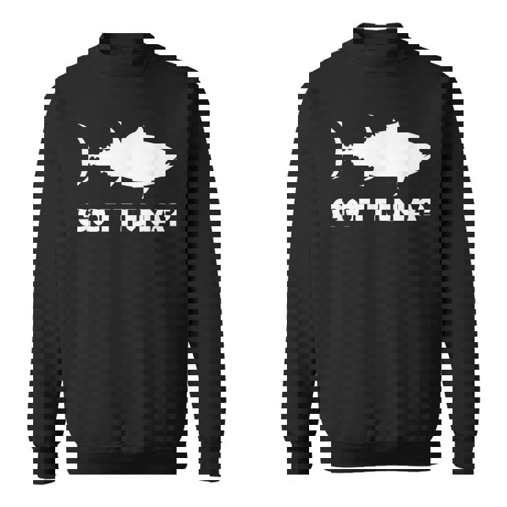 マグロの魚好きのギフト マグロを手に入れた 面白い釣り スウェットシャツ