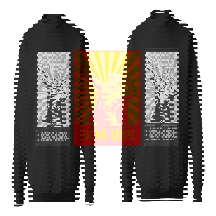 マスク付きレスラー – ルチャリブレ メキシカンレスリング スウェットシャツ