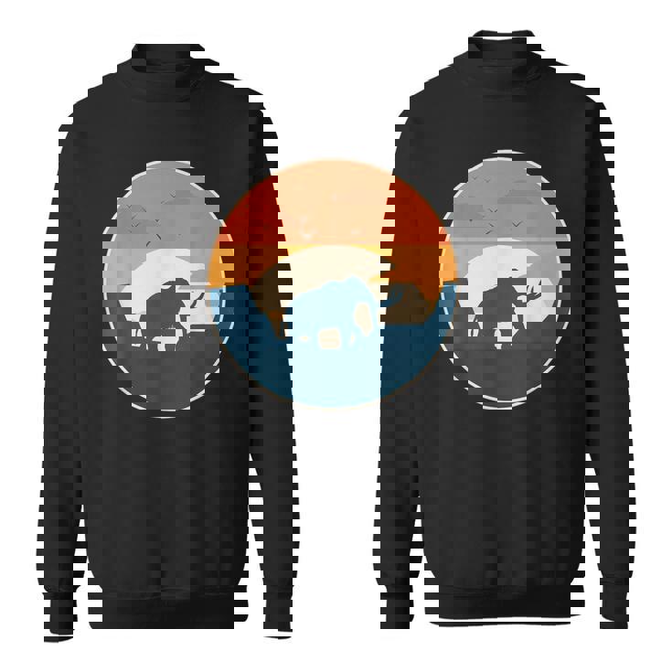 マムート先史時代の象 スウェットシャツ