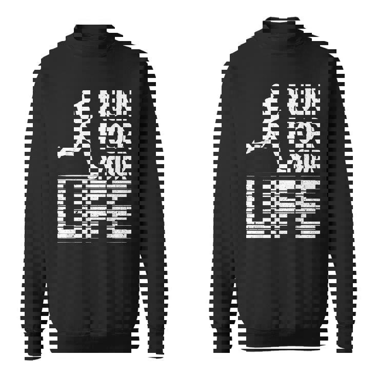 マラソンランナー Run For Your Life ランニング スウェットシャツ