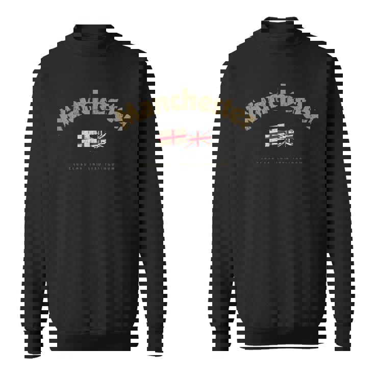 マンチェスターシティネーム ヴィンテージ 英国国旗 イギリス国旗 スウェットシャツ