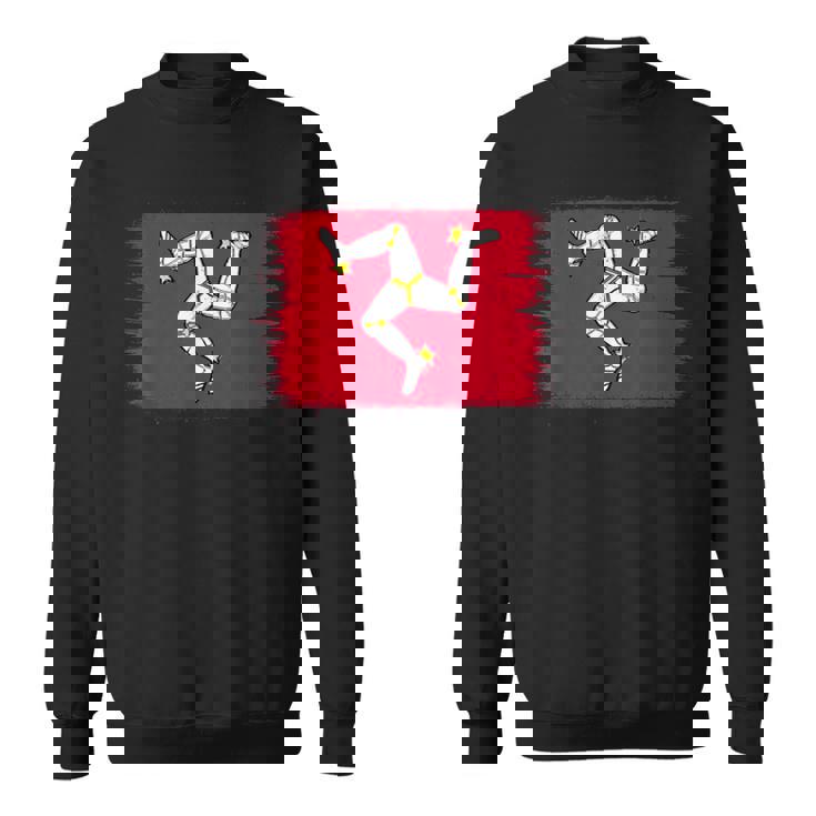 マン島の旗、マンクスの旗、トリスケリオン。ティンウォルドの日に。 スウェットシャツ