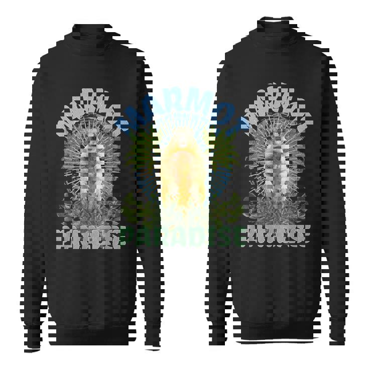 マーモッツキュート-アニマルアースデイマーモット愛好家 スウェットシャツ