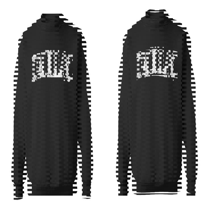 ミシガン州キャデラック ヴィンテージ アスレチック スポーツデザイン スウェットシャツ