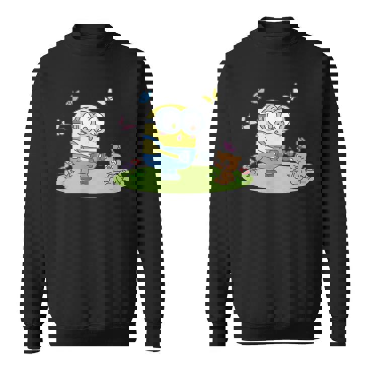 ミニオンズ ボブ&ティム バタフライ ピクニック 前後 スウェットシャツ