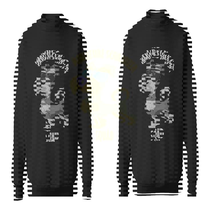 ミニチュアシュナウザー隊 I Dog Lover I ミニチュアシュナウザー スウェットシャツ