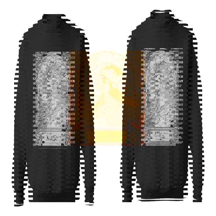 ミュシャラプリュムゾディアックレディアールヌーボー スウェットシャツ