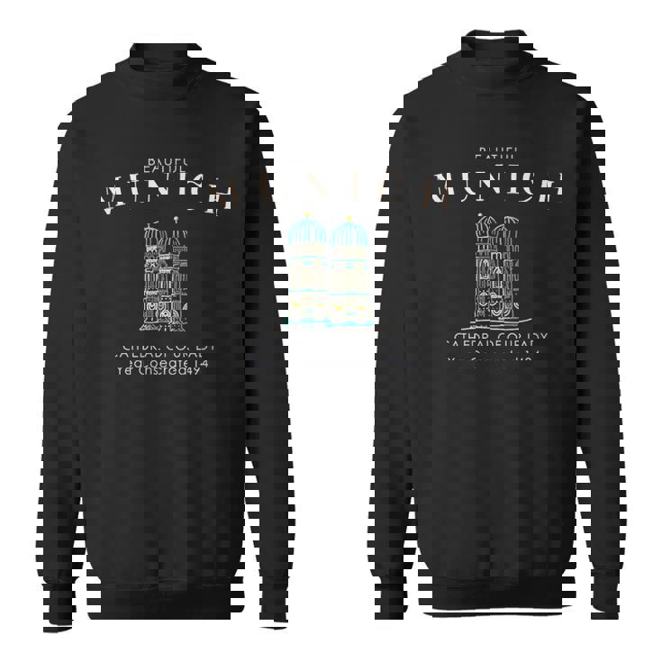 ミュンヘン、バイエルン、ドイツ、フラウエンキルシェの塔 スウェットシャツ