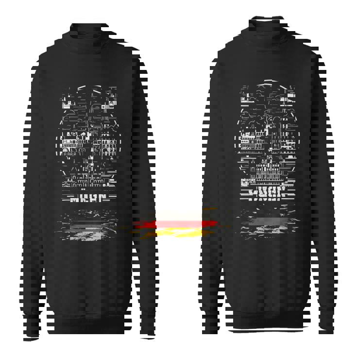 ミュンヘンお土産 ミュンヘン ドイツ国旗 スウェットシャツ