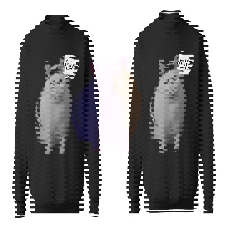 ミームハァキャット面白い スウェットシャツ