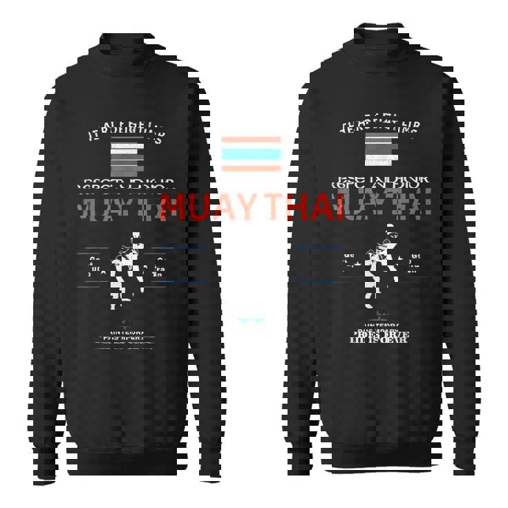 ムエタイ戦闘機 タイ国旗 ムエタイ スウェットシャツ