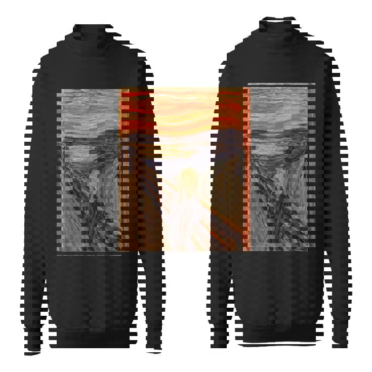 ムンクの叫び【世界の名画】エドヴァルド・ムンク Edvard Munch 美術館アート スウェットシャツ