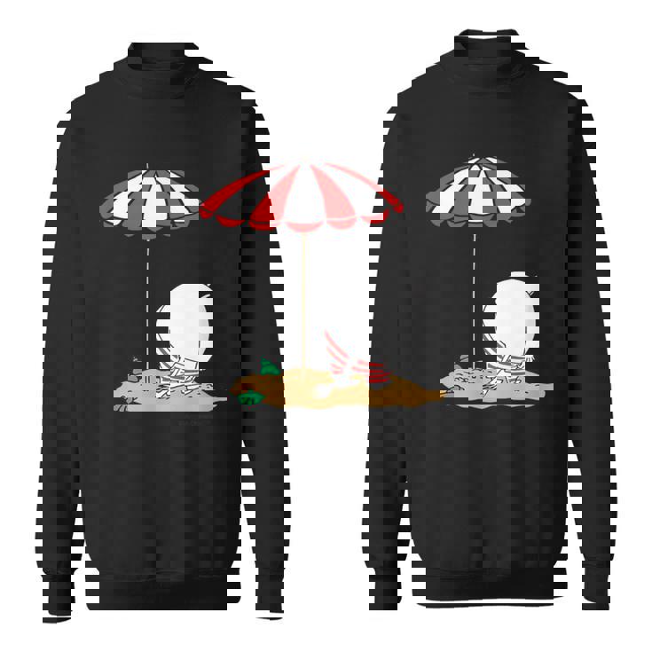 ムーミン ビーチで着替え スウェットシャツ