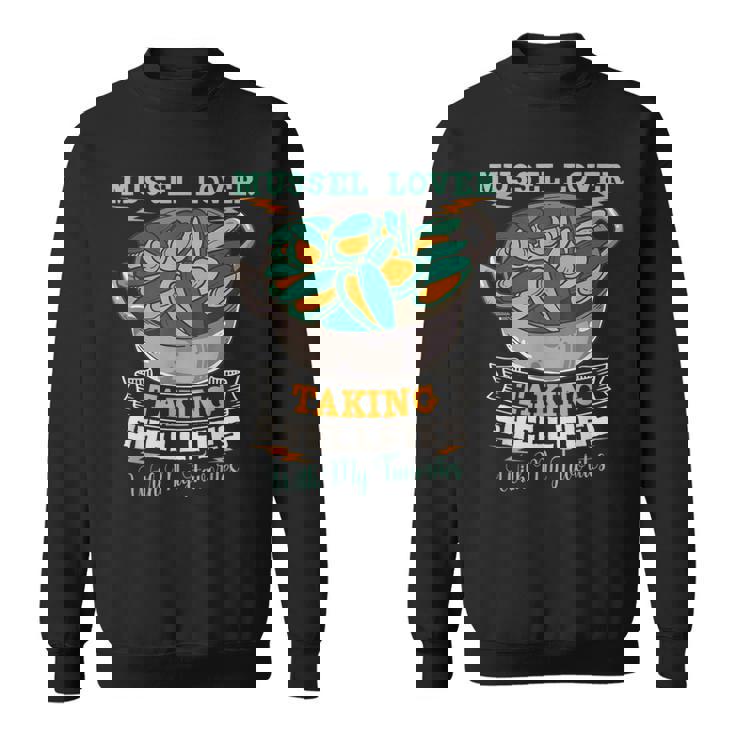 ムール貝 シーフード 貝 料理 グルメ 料理用 スウェットシャツ