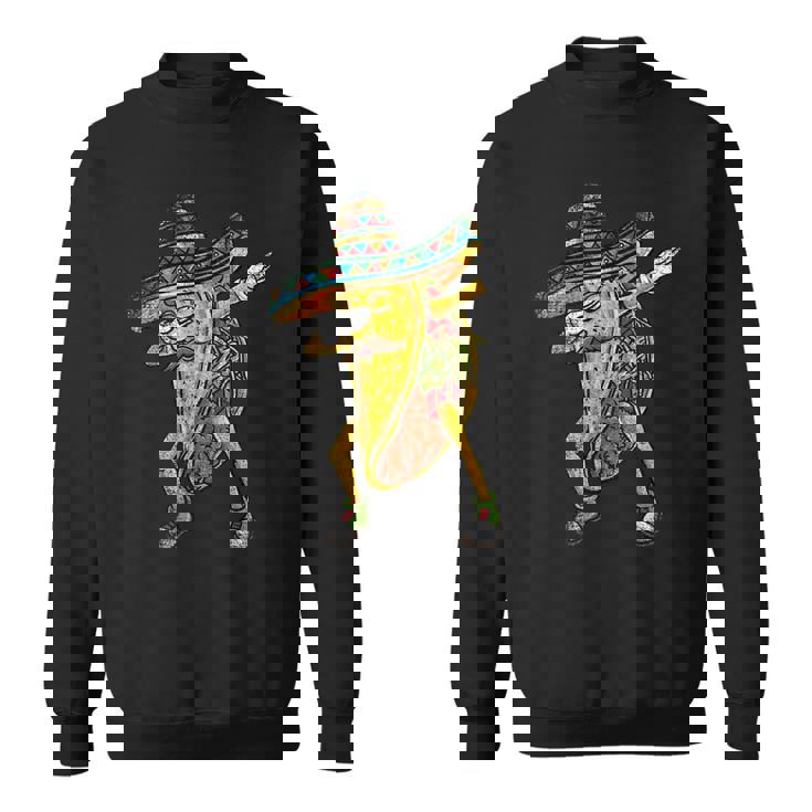 メキシコのタコスをダビングする Cinco De Mayoビンテージ スウェットシャツ