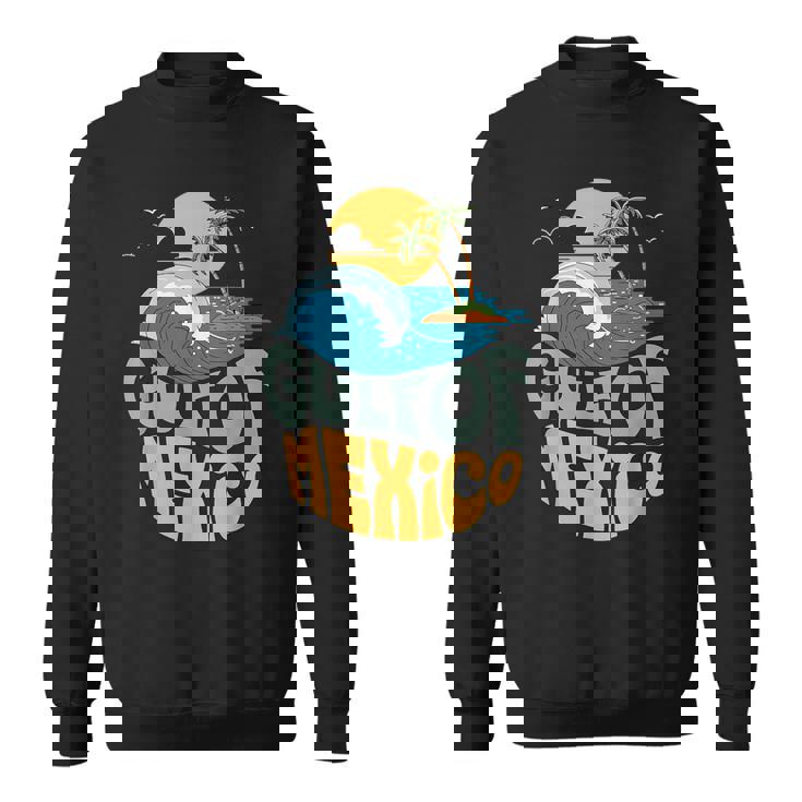 メキシコ湾 1550 レトロ ビーチ ゴルフォ・デ・メキシコ メンズ レディース スウェットシャツ