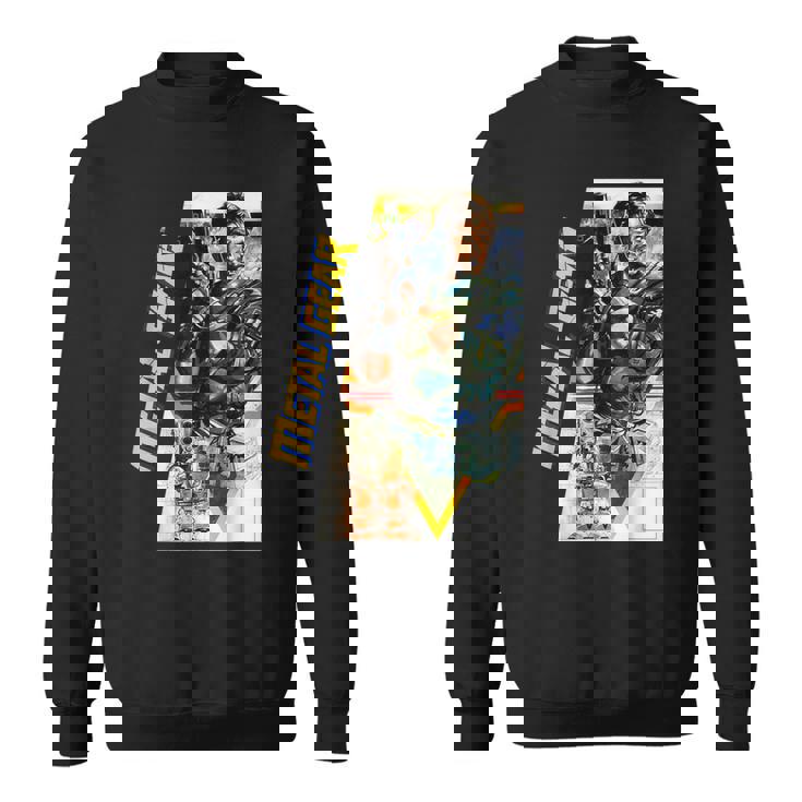 メタルギアボックス アート タクティカル スパイ活動 レトロゲーマー スウェットシャツ