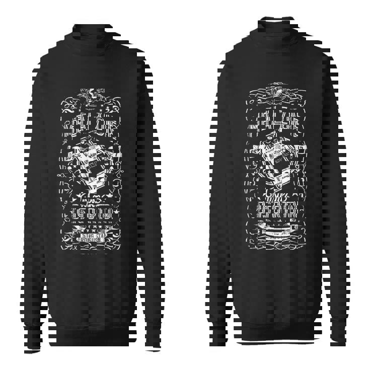 メタルゾーンインセインディストーションストロングサステインギター スウェットシャツ