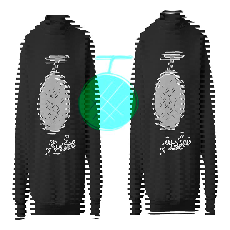 メロン Melon 『フルーツ ポップ』果物 シンプル ゆるい かわいい 落書き イラスト スウェットシャツ