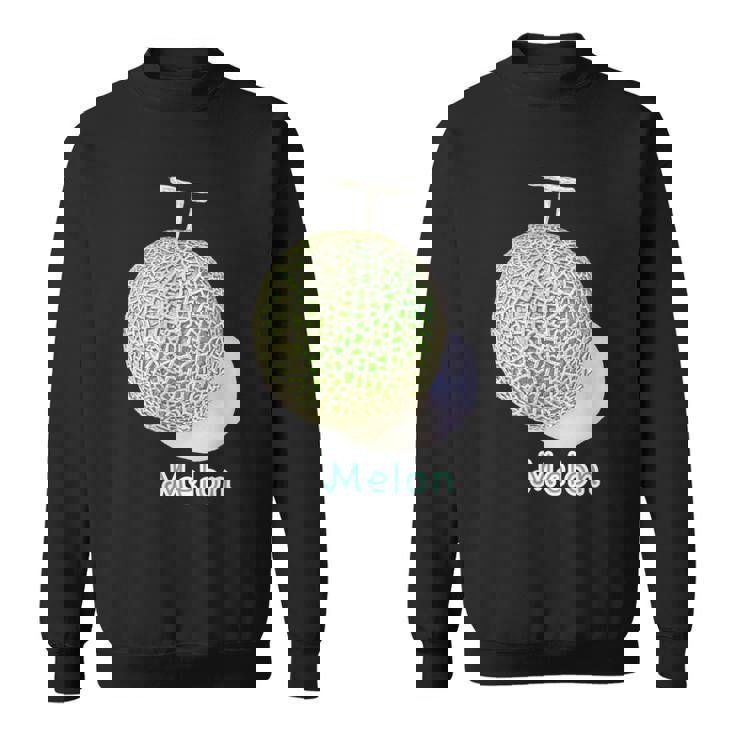 メロン Melon 『フルーツ ポップ』果物 リアル シンプル かわいい イラスト スウェットシャツ