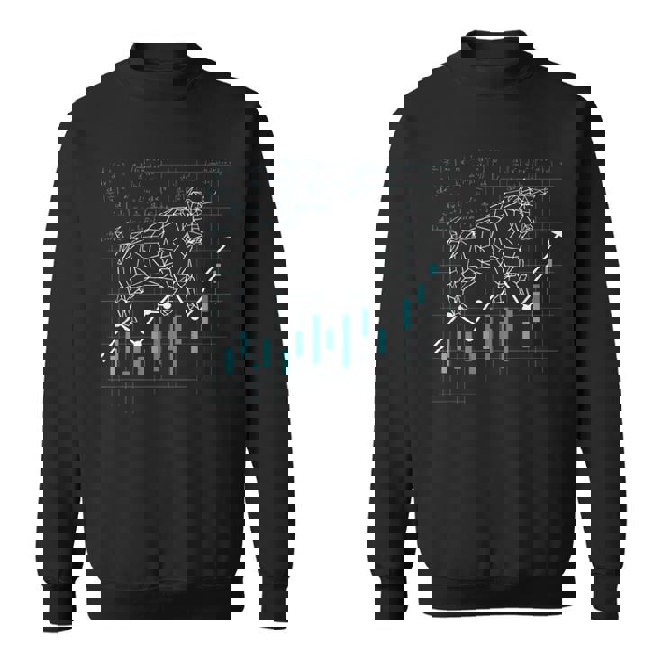 メンズ株式株式市場強気ブル資本家ギフト スウェットシャツ