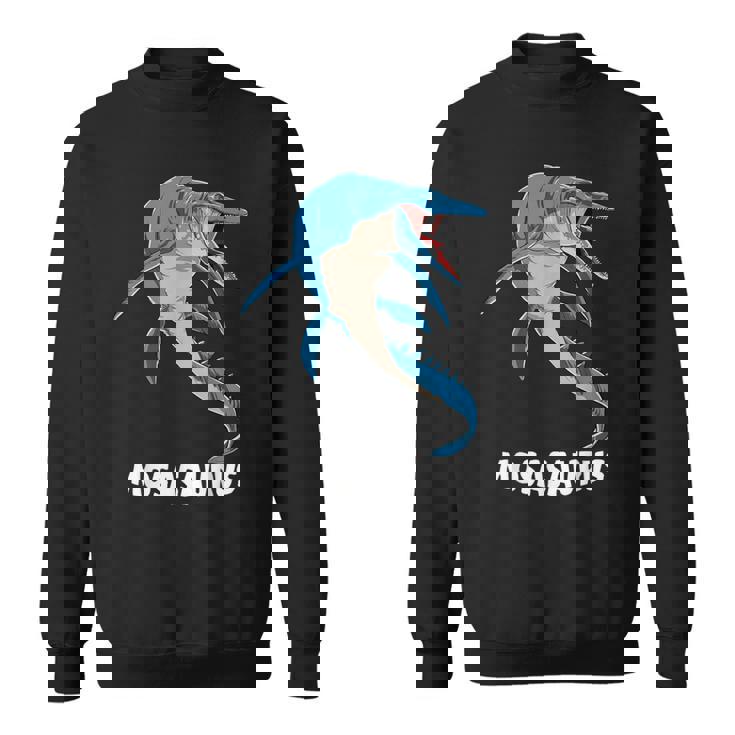 モササウルス 先史時代デザイン スウェットシャツ